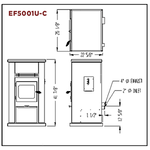 EF5001U- Utility Heater