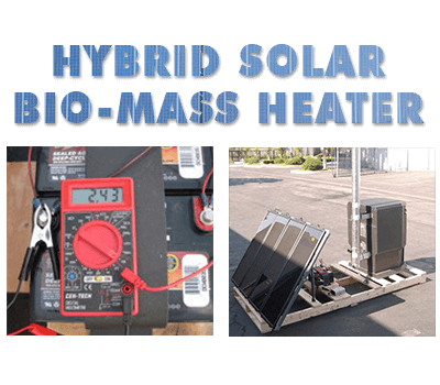 Hybrid Solar Bio-Mass Heater